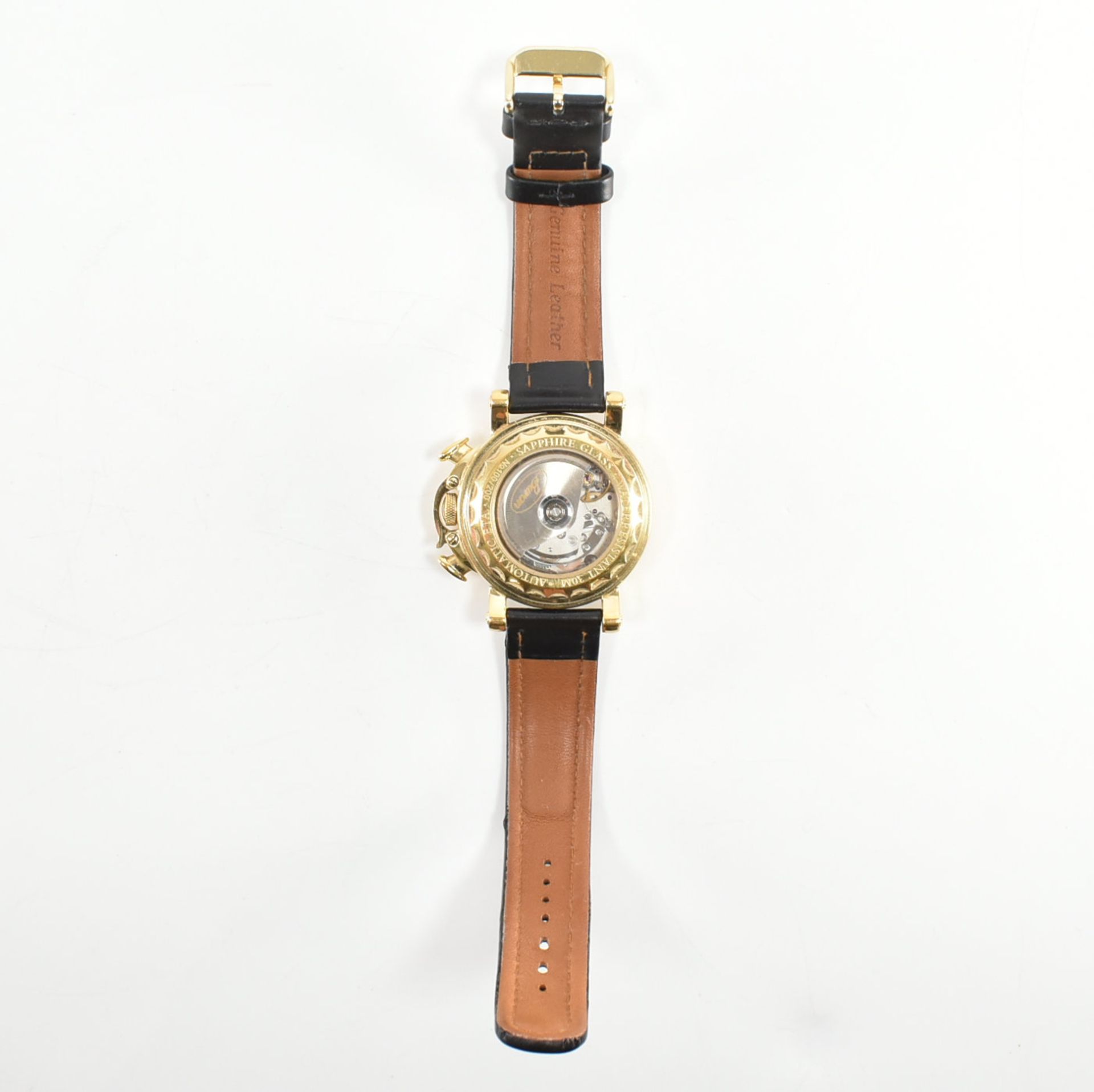 BURAN LIMITED EDITION GOLD TONE WRISTWATCH - Bild 3 aus 7