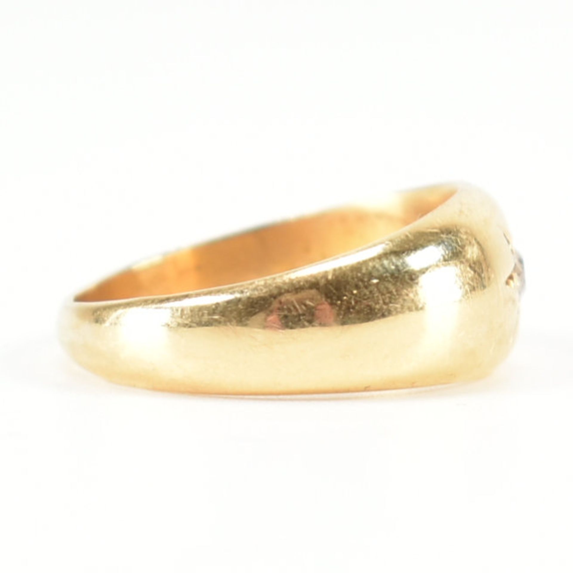 HALLMARKED 18CT GOLD & DIAMOND SINGLE STONE RING - Image 6 of 9