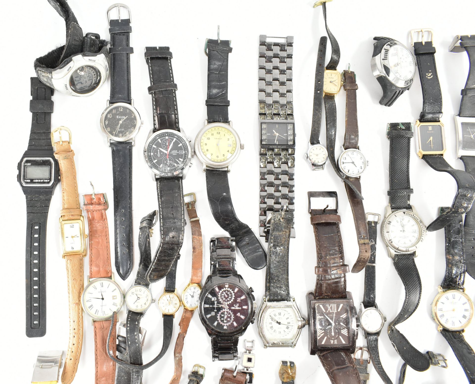 COLLECTION OF ASSORTED COSTUME JEWELLERY WRISTWATCHES - Image 7 of 8