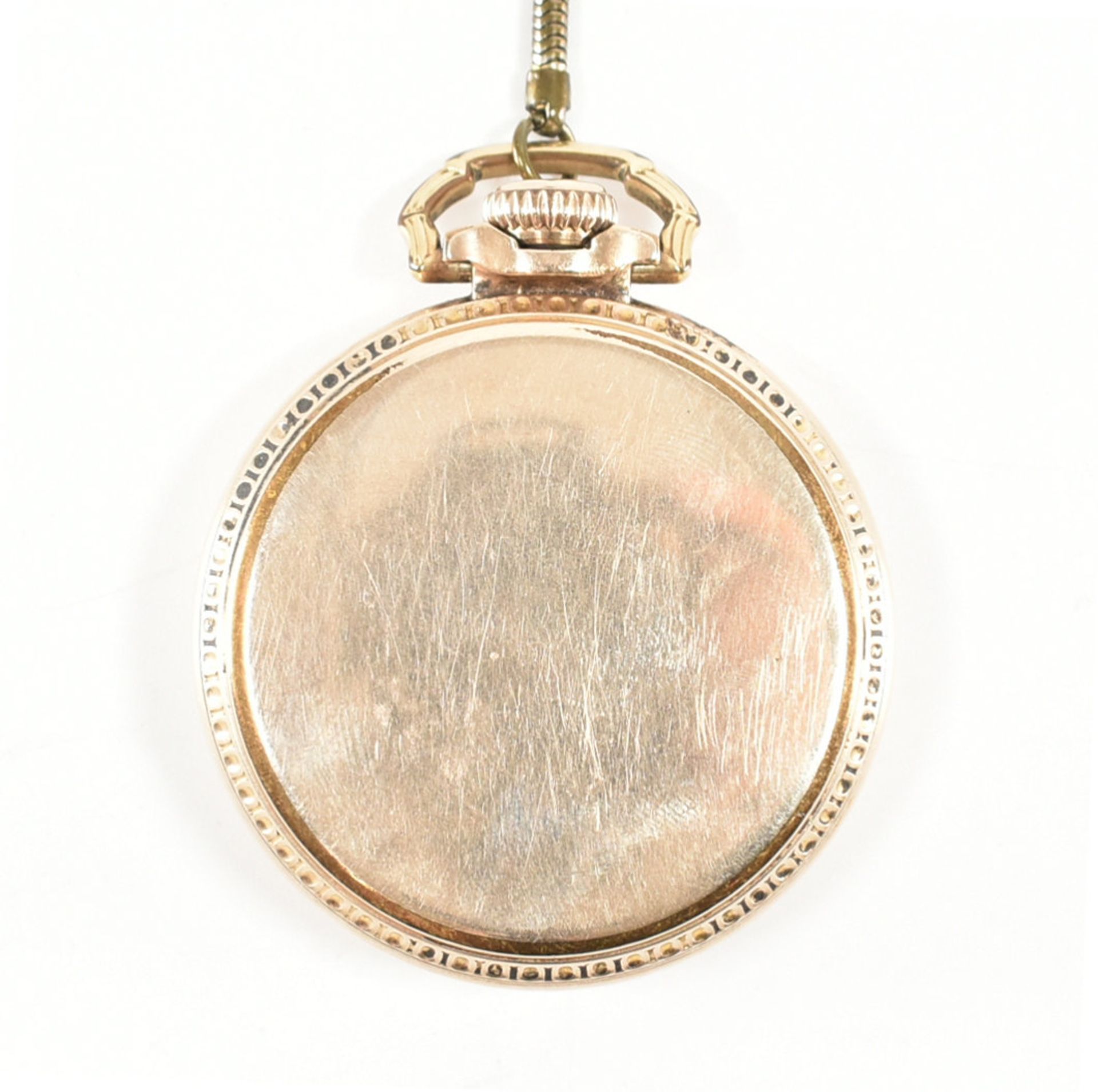 1920S ILLINOIS WATCH CO BUNN SPECIAL GOLD FILLED POCKET WATCH - Image 4 of 8