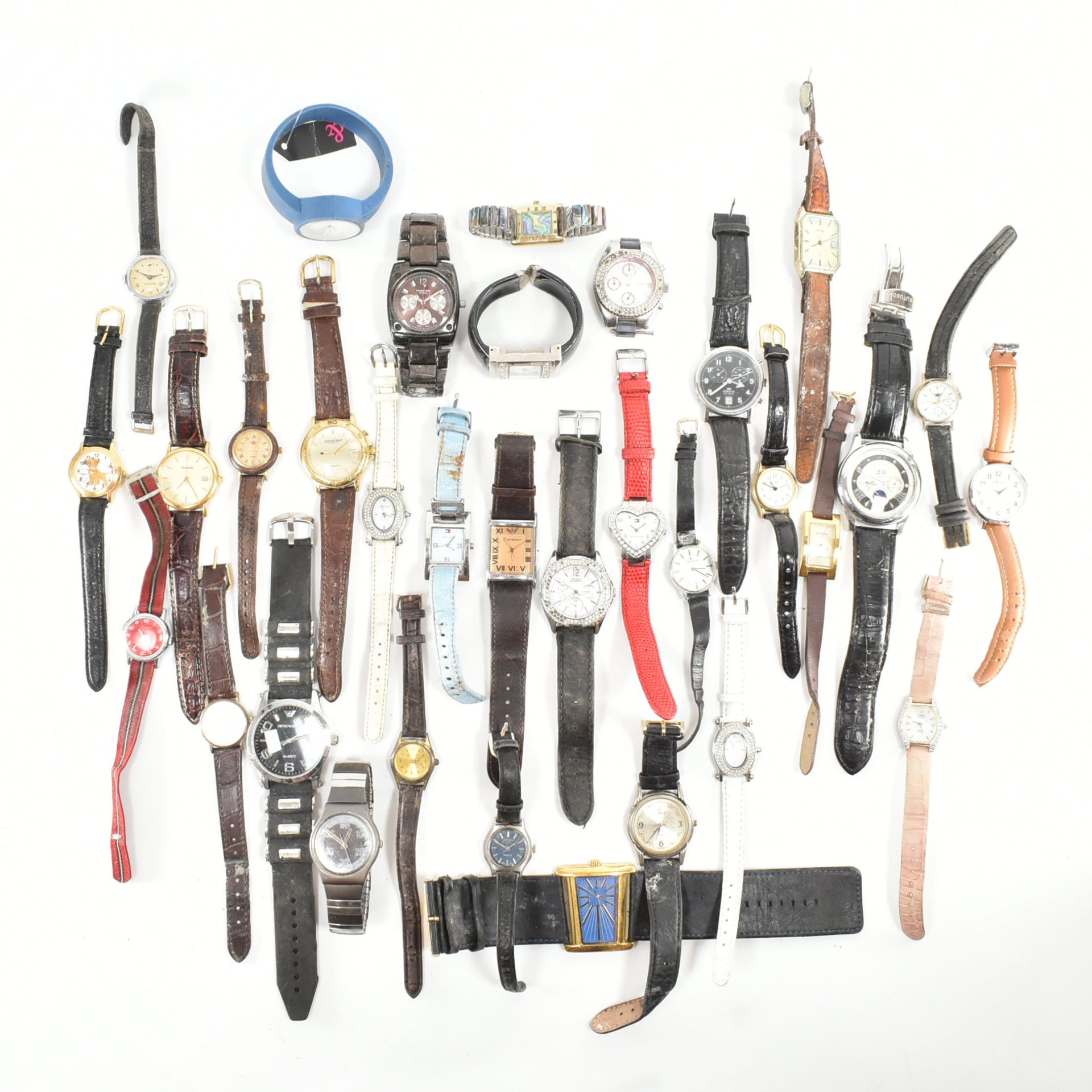 COLLECTION OF ASSORTED COSTUME JEWELLERY WRISTWATCHES - Image 3 of 8