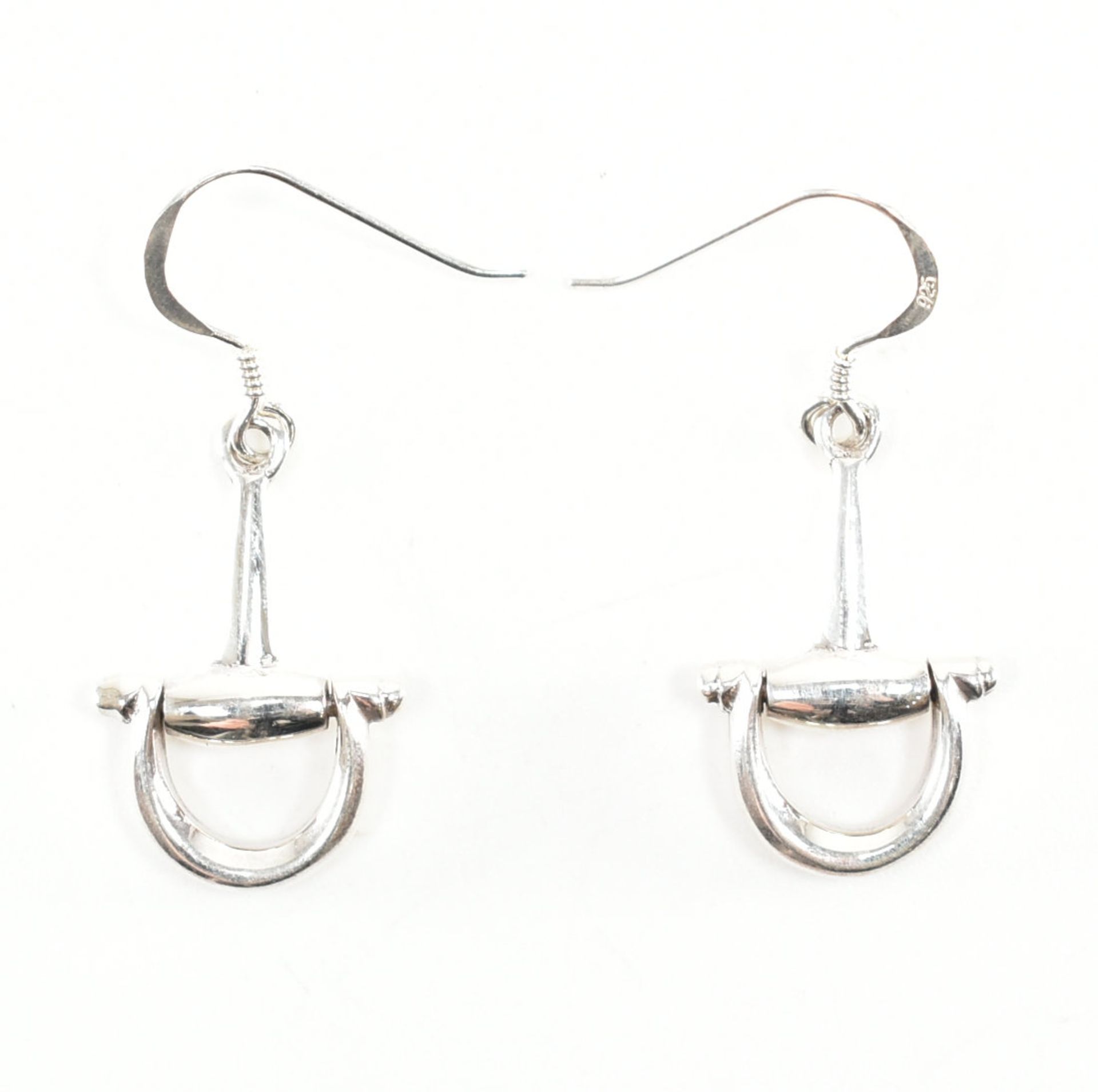 925 SILVER STIRRUP DROP EARRINGS