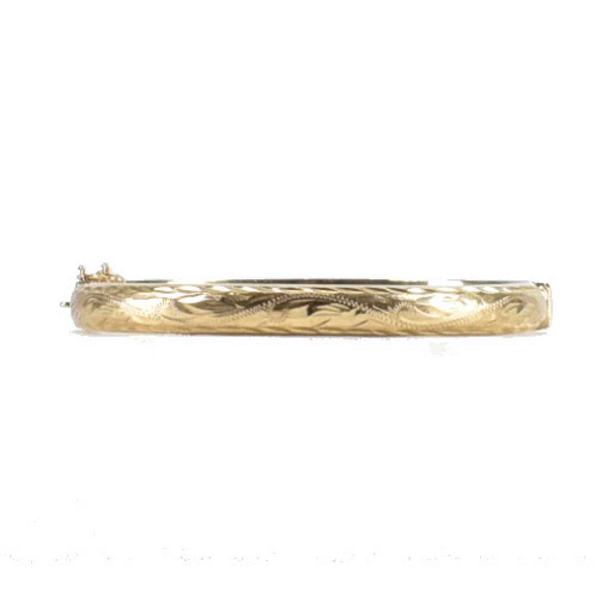 HALLMARKED 9CT GOLD BANGLE BRACELET