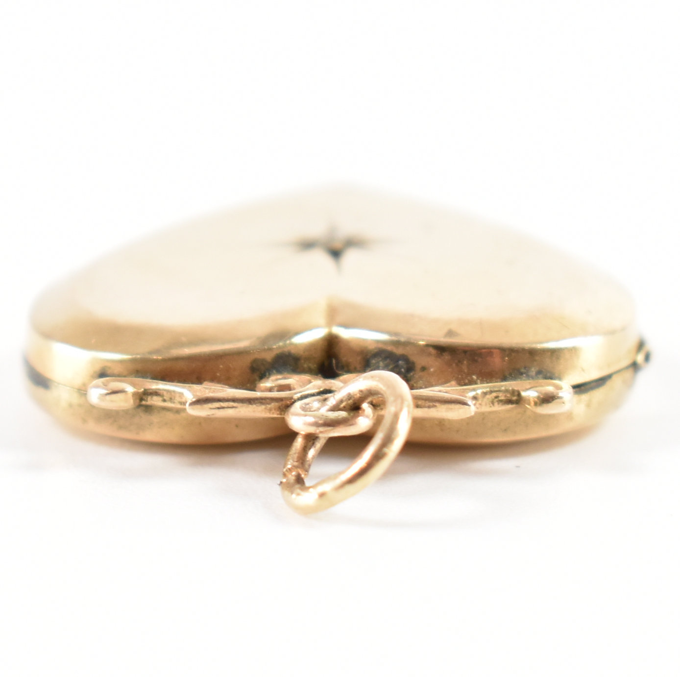 9CT GOLD BACKS & FRONTS HEART LOCKET - Image 5 of 5