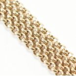 HALLMARKED 9CT GOLD ROLO CHAIN NECKLACE