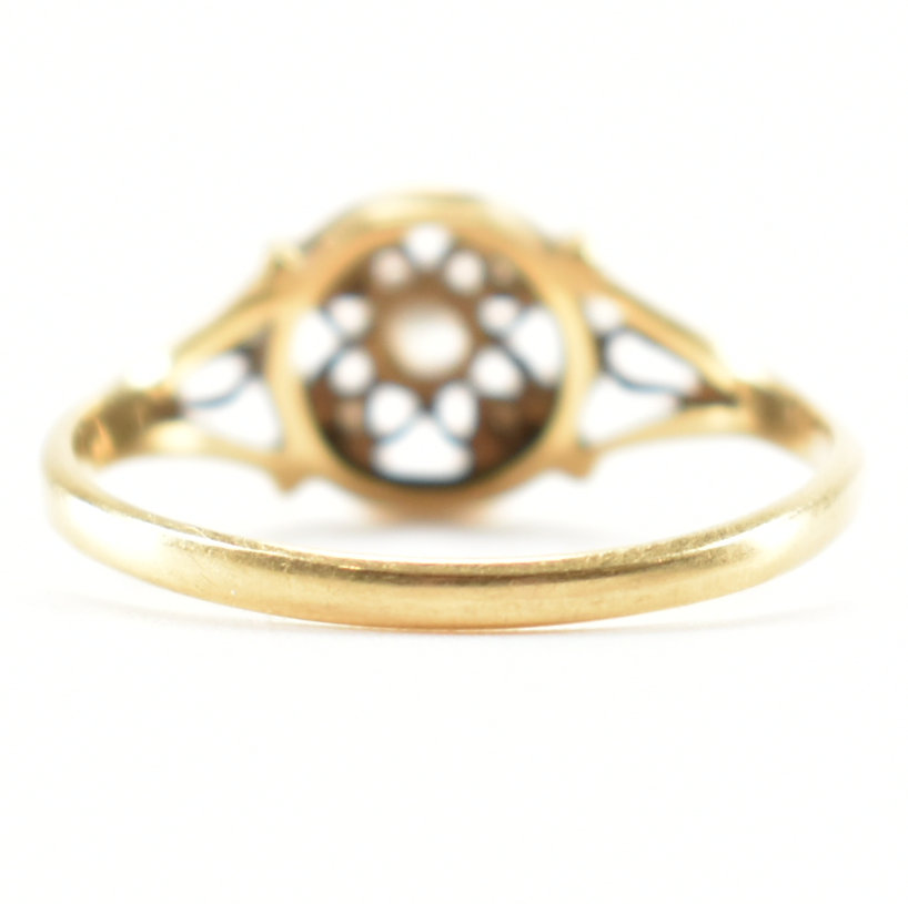 ANTIQUE 18CT GOLD & DIAMOND RING - Image 3 of 9