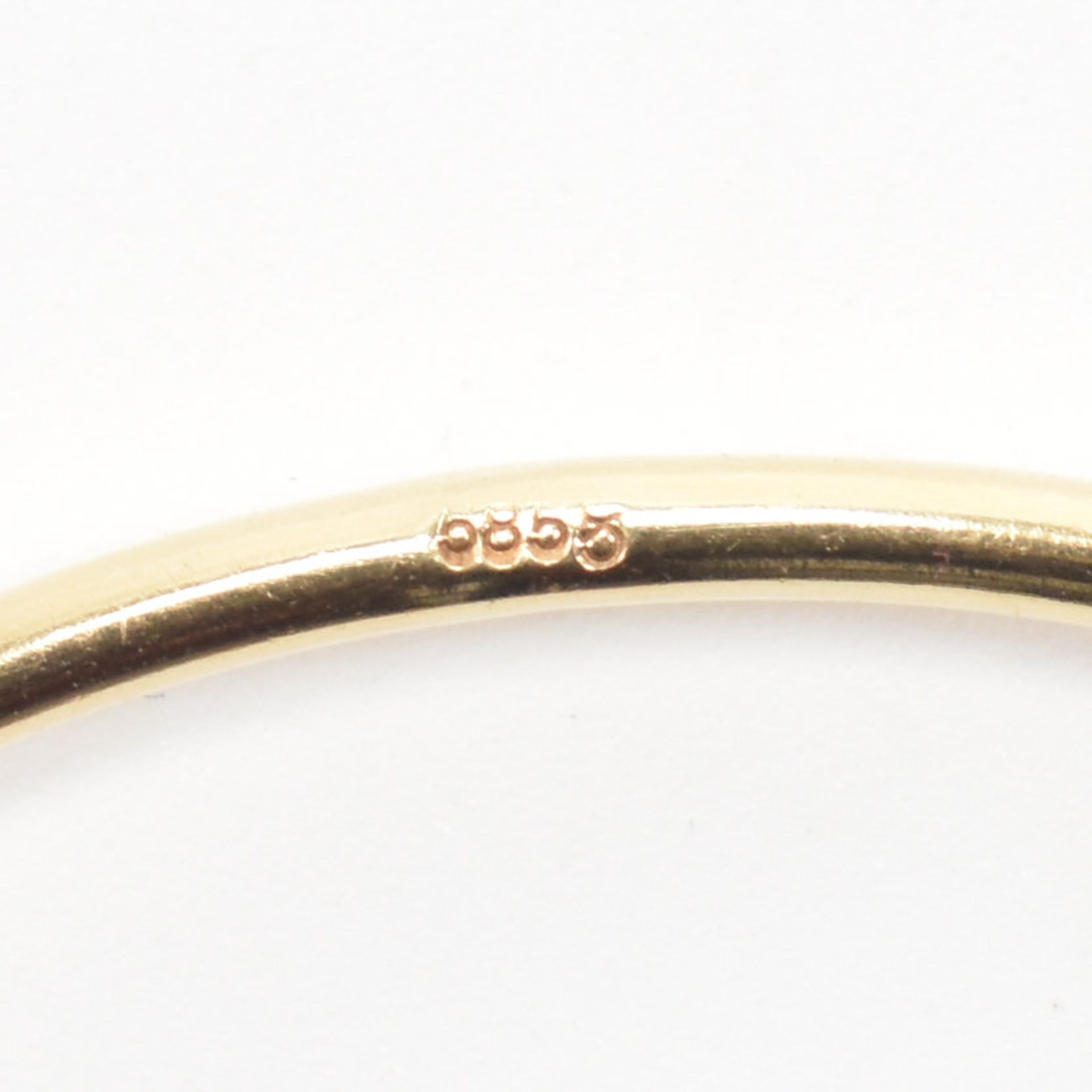 VINTAGE 14CT GOLD BANGLE BRACELET - Bild 5 aus 5