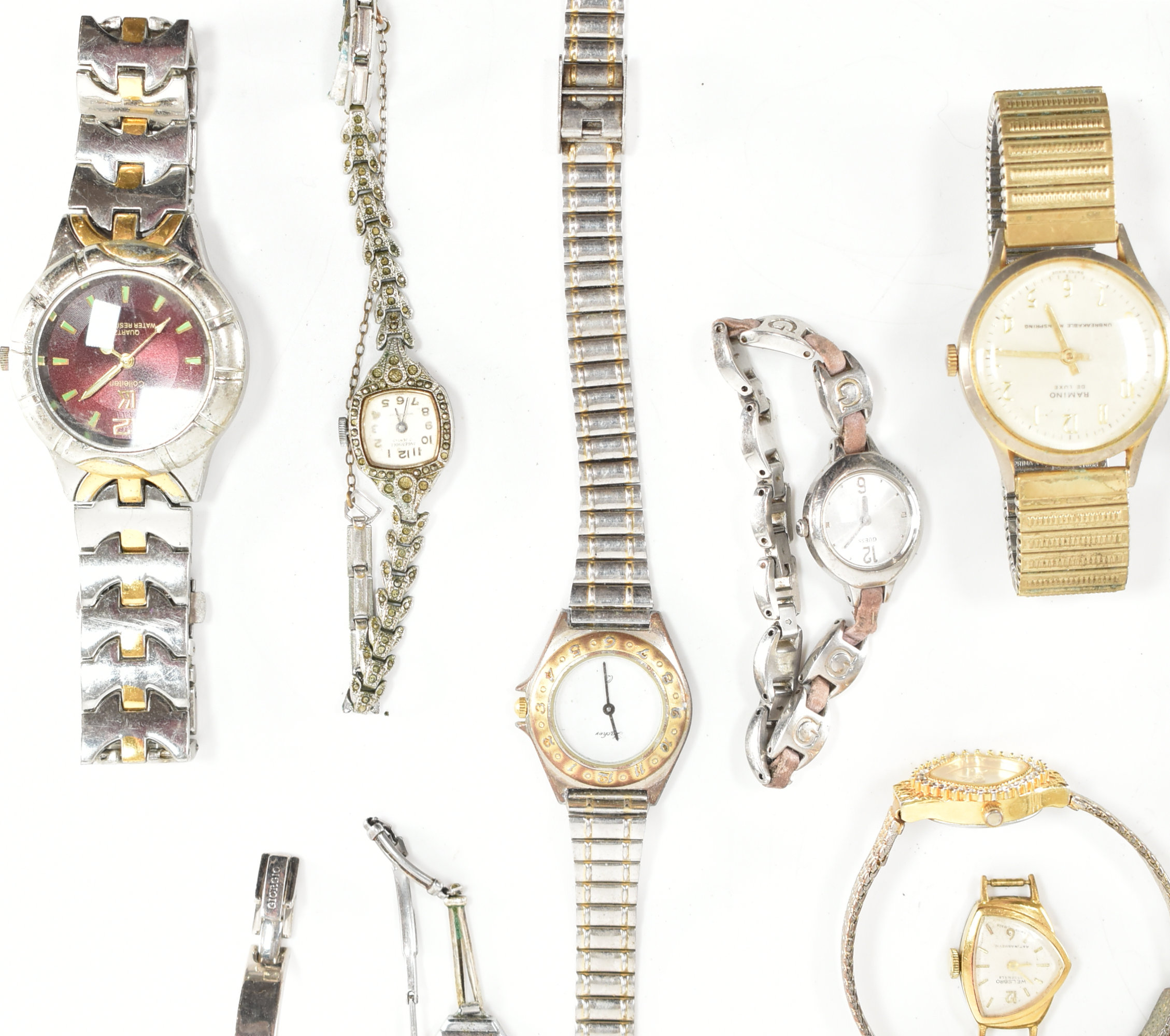 COLLECTION OF ASSORTED GOLD & SILVER TONE WRISTWATCHES - Image 15 of 17