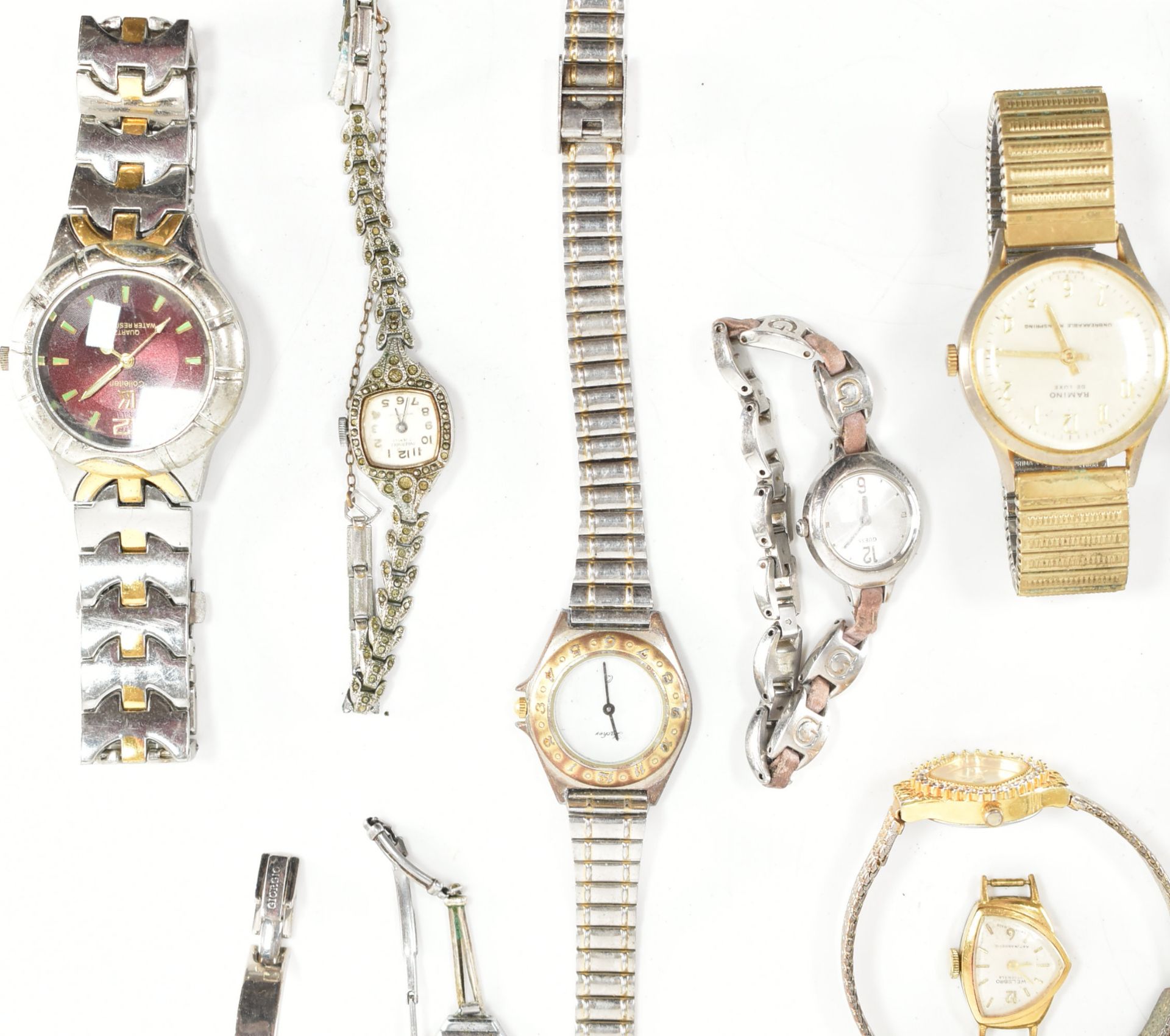 COLLECTION OF ASSORTED GOLD & SILVER TONE WRISTWATCHES - Bild 15 aus 17