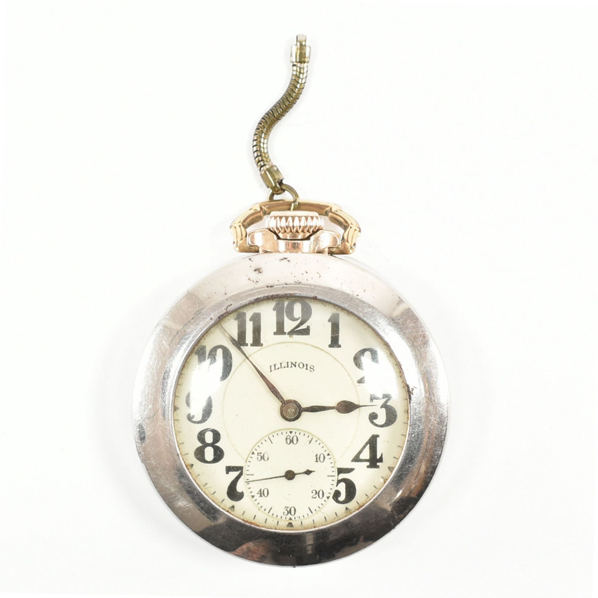 1920S ILLINOIS WATCH CO BUNN SPECIAL GOLD FILLED POCKET WATCH - Image 8 of 8