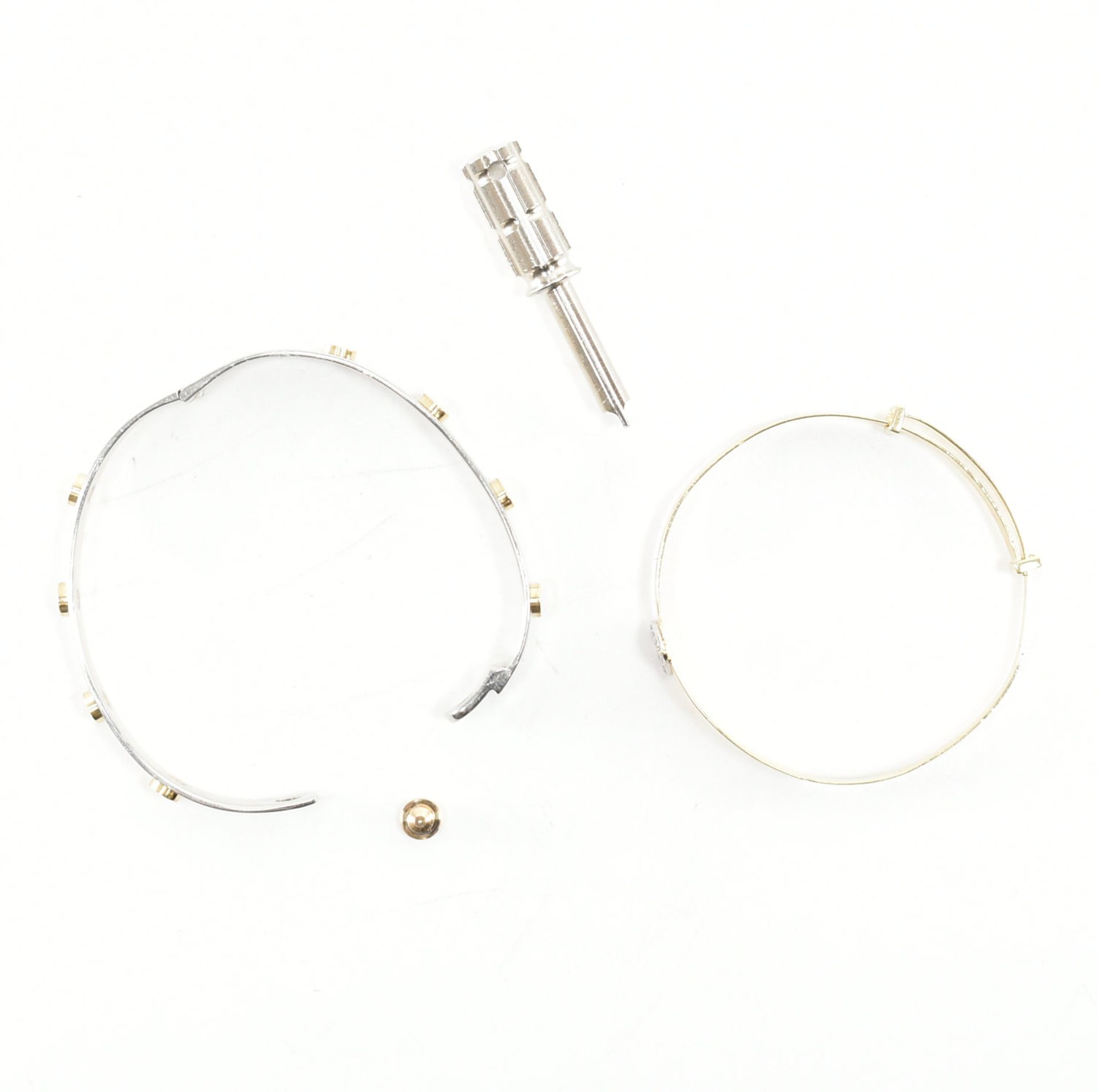 GOLD & SILVER BABY BANGLE BRACELETS - Bild 2 aus 3