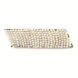 1920S GOLD PEARL BROOCH PIN