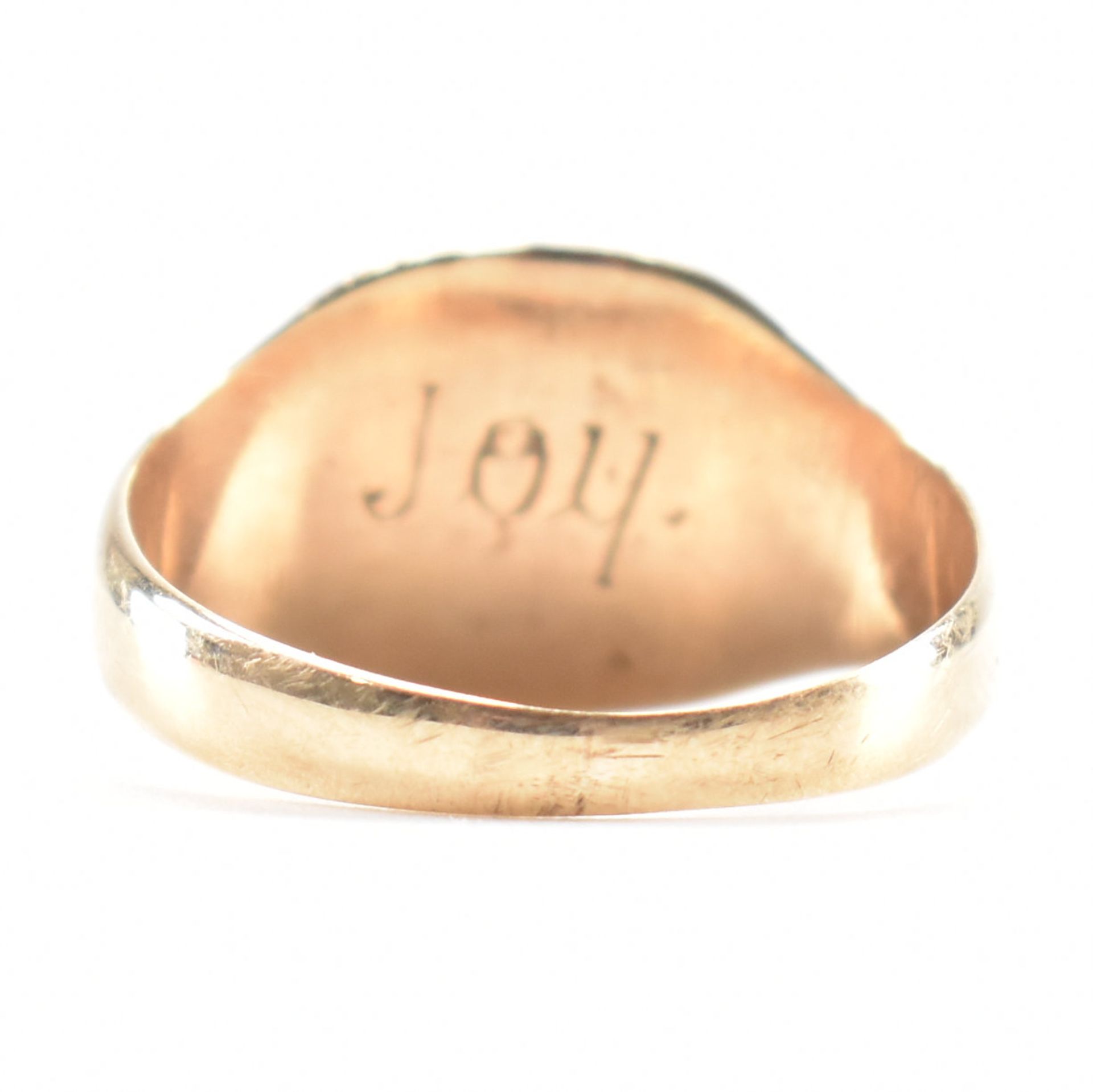 VINTAGE GOLD SIGNET RING - Image 3 of 7