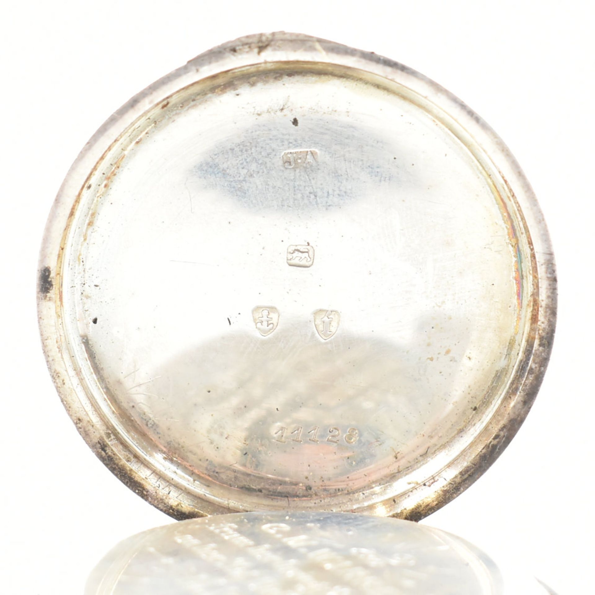 VICTORIAN HALLMARKED SILVER POCKET WATCH - Image 6 of 7