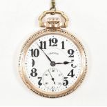 1920S ILLINOIS WATCH CO BUNN SPECIAL GOLD FILLED POCKET WATCH