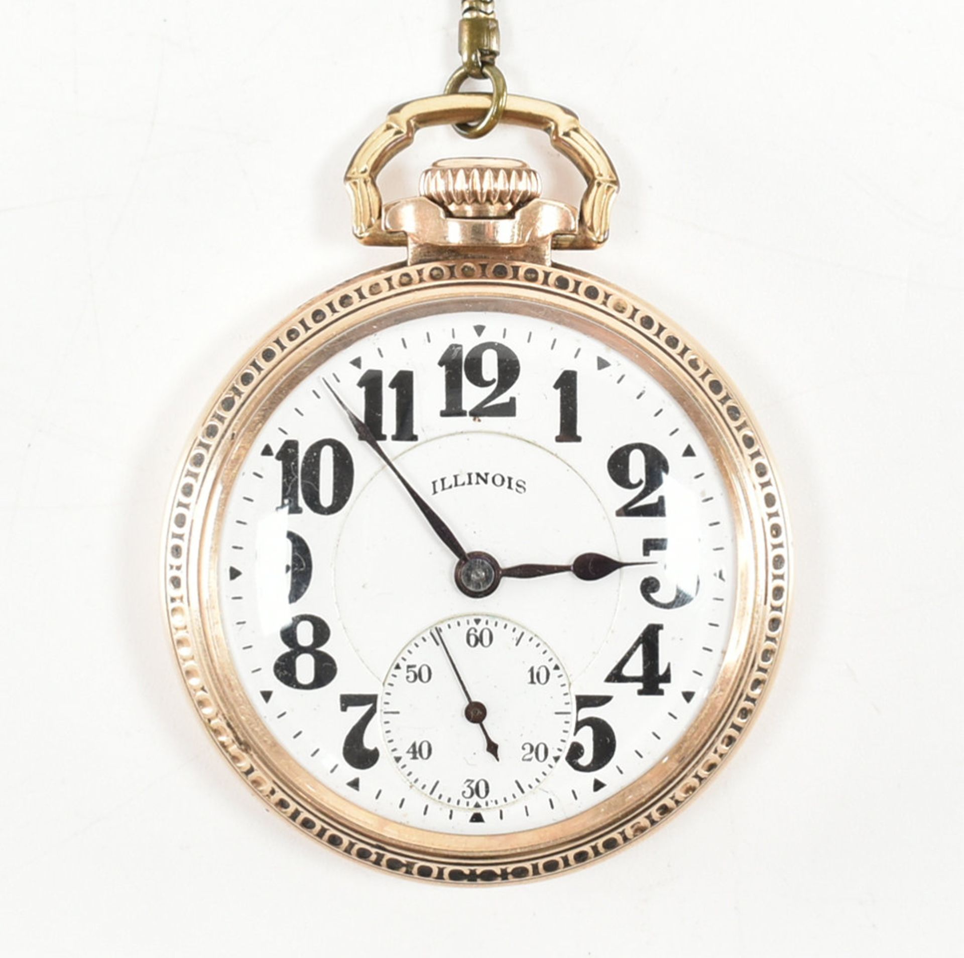 1920S ILLINOIS WATCH CO BUNN SPECIAL GOLD FILLED POCKET WATCH