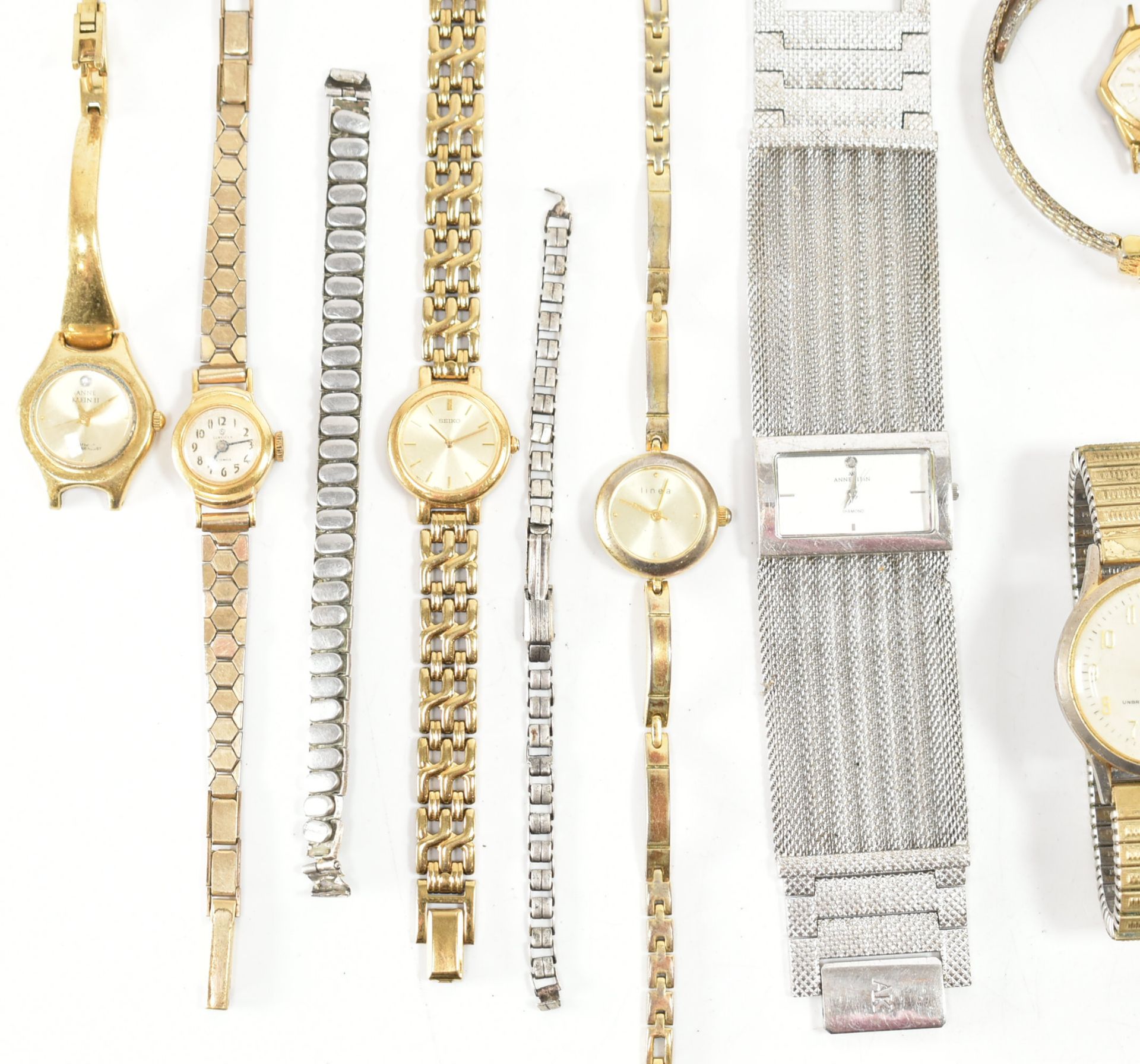 COLLECTION OF ASSORTED GOLD & SILVER TONE WRISTWATCHES - Bild 14 aus 17