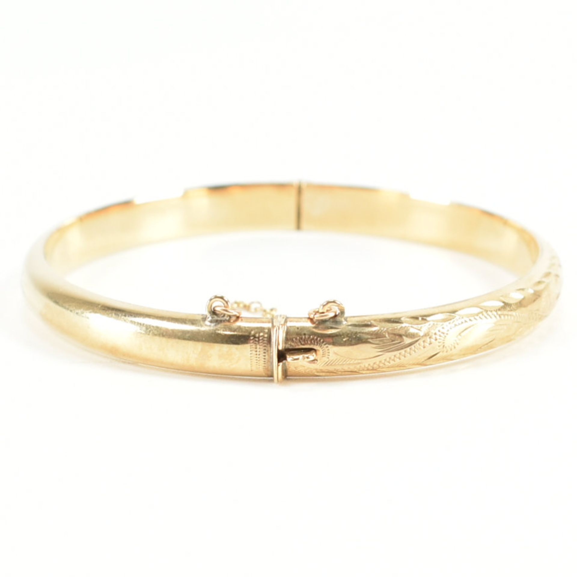 HALLMARKED 9CT GOLD BANGLE BRACELET - Image 7 of 10