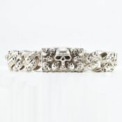 925 SILVER SKULL CHAIN BRACELET