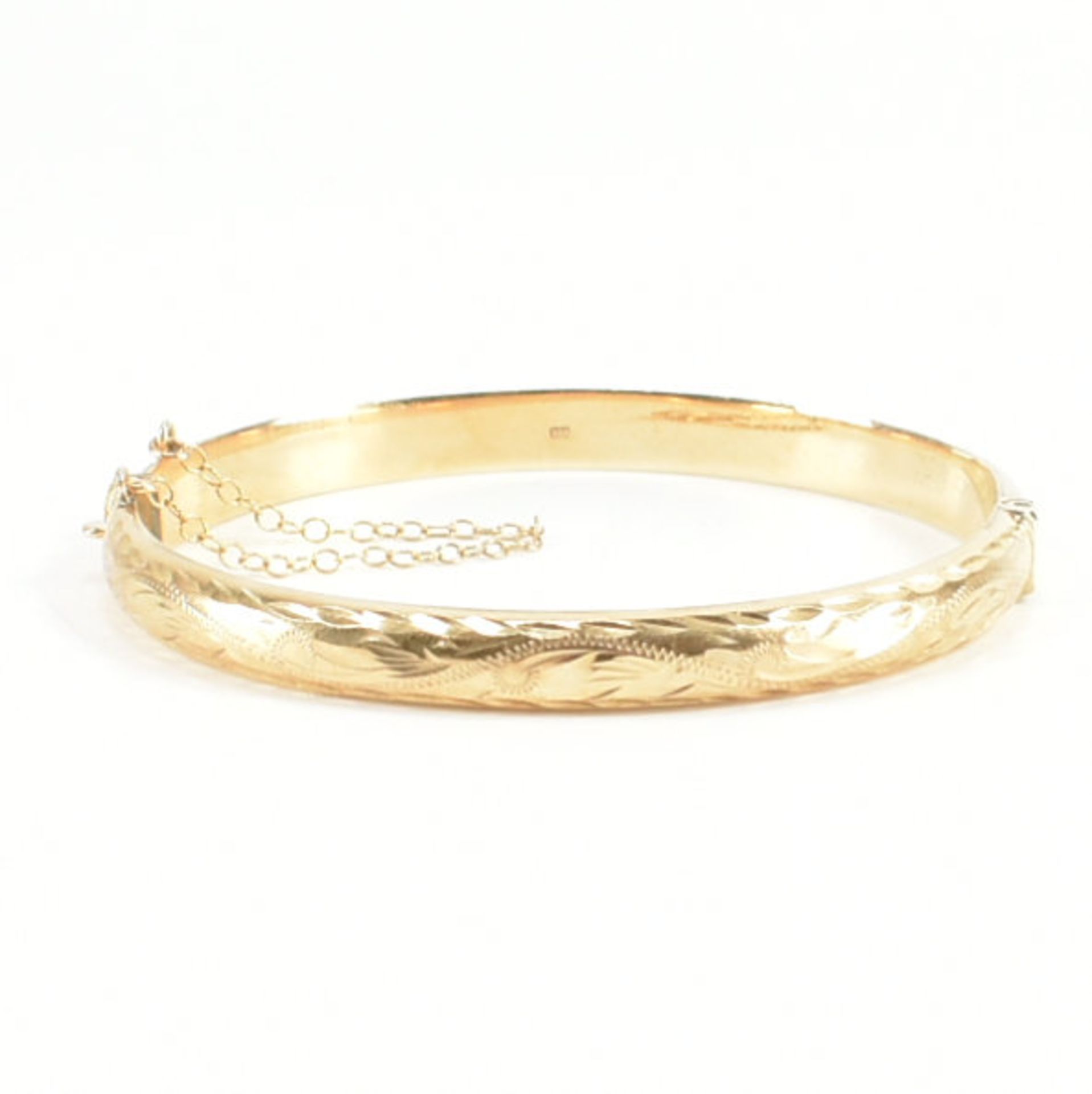 HALLMARKED 9CT GOLD BANGLE BRACELET - Image 3 of 10