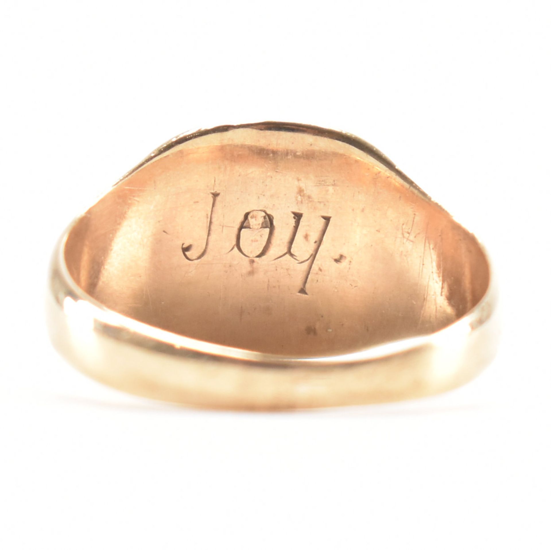 VINTAGE GOLD SIGNET RING - Image 4 of 7