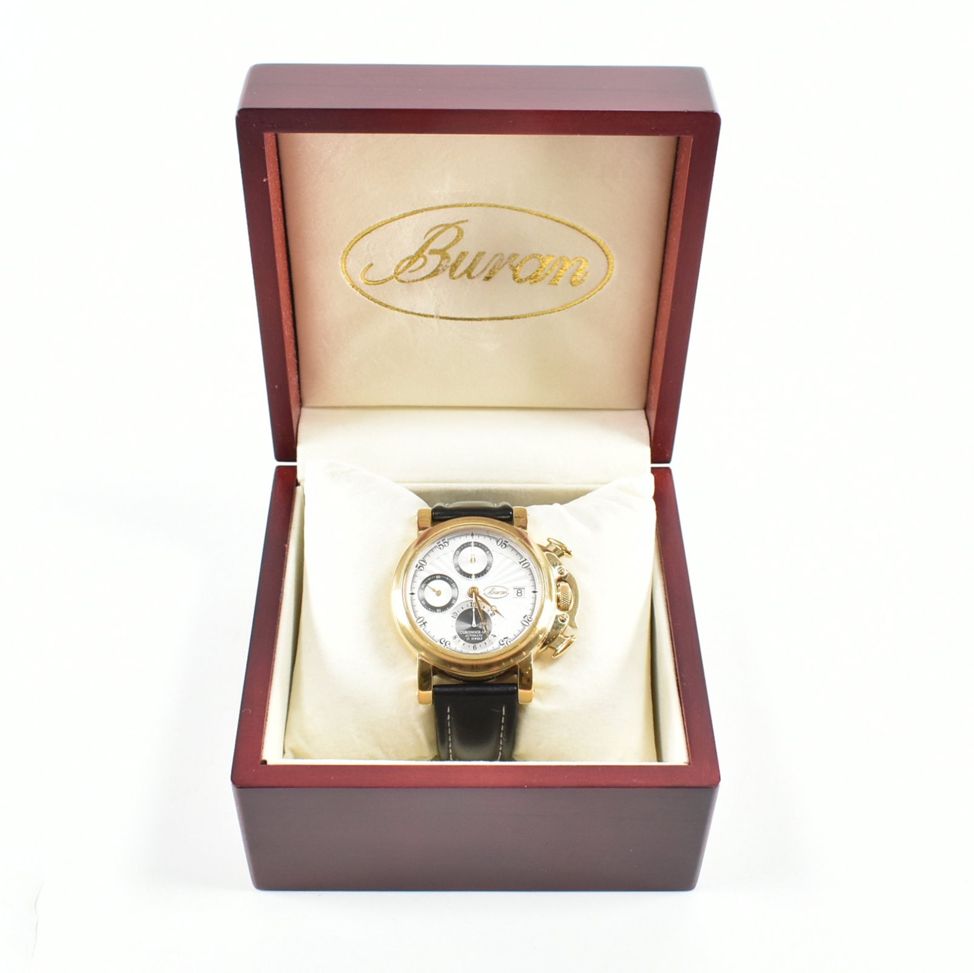 BURAN LIMITED EDITION GOLD TONE WRISTWATCH - Bild 7 aus 7