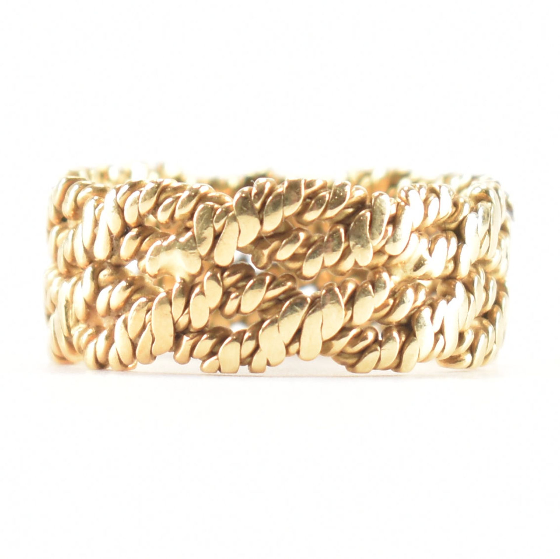 HALLMARKED 18CT GOLD BAND RING