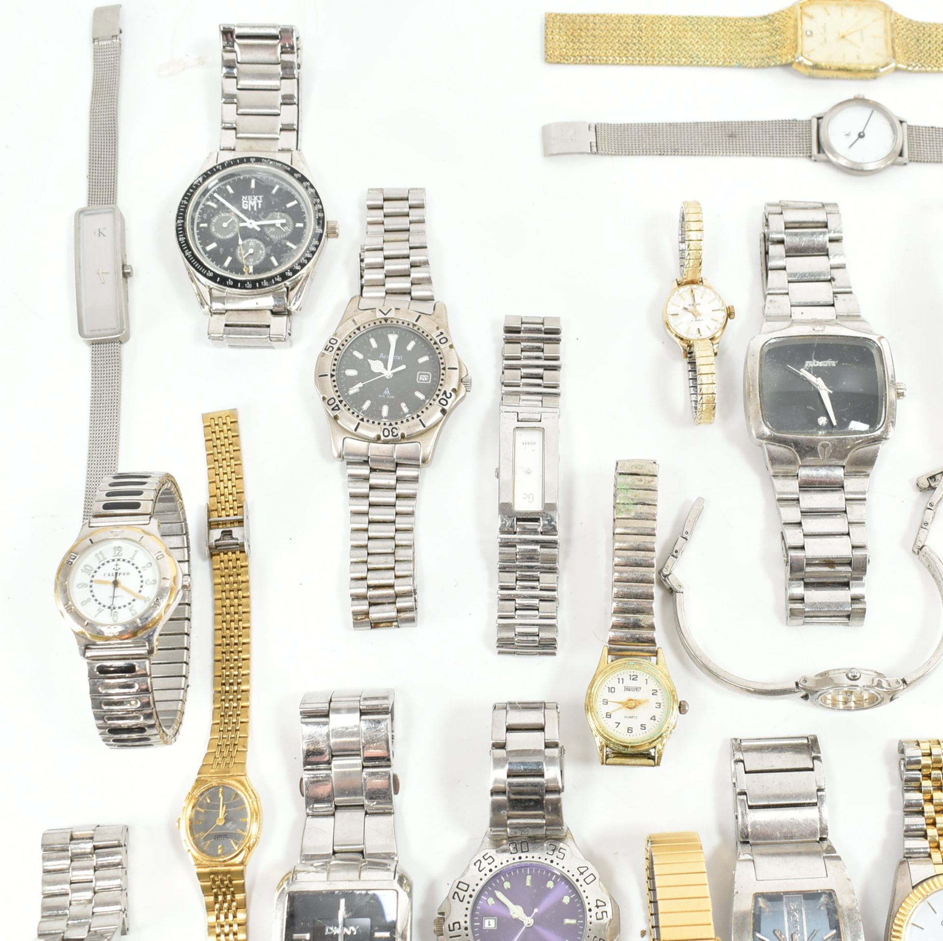 COLLECTION OF ASSORTED GOLD & SILVER TONE WRISTWATCHES - Image 6 of 17