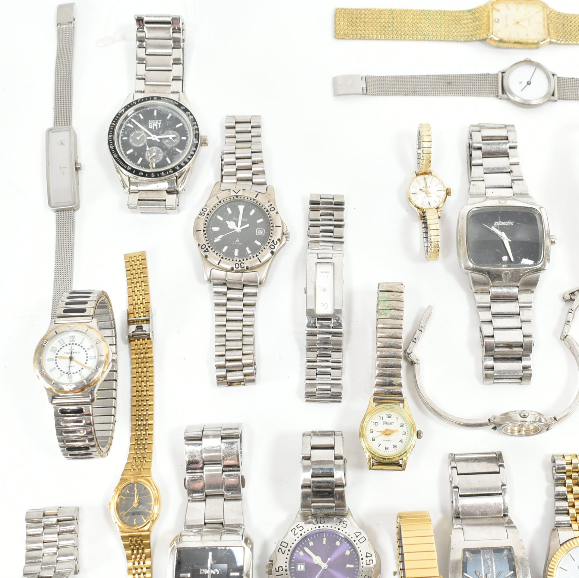 COLLECTION OF ASSORTED GOLD & SILVER TONE WRISTWATCHES - Bild 6 aus 17