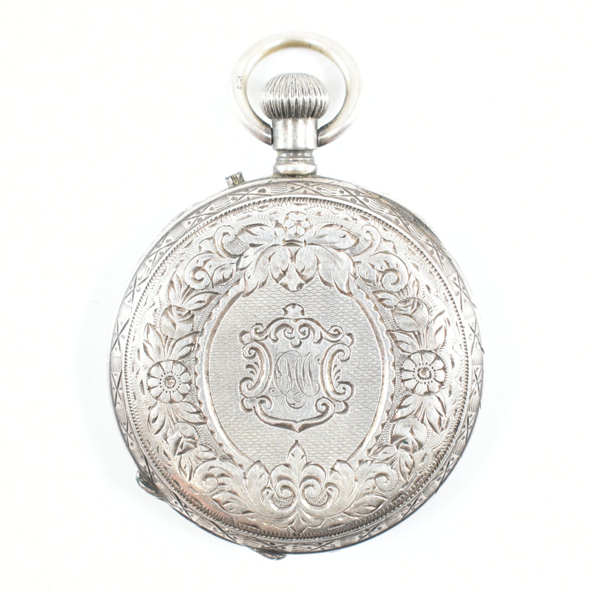 VICTORIAN HALLMARKED SILVER POCKET WATCH - Image 2 of 7