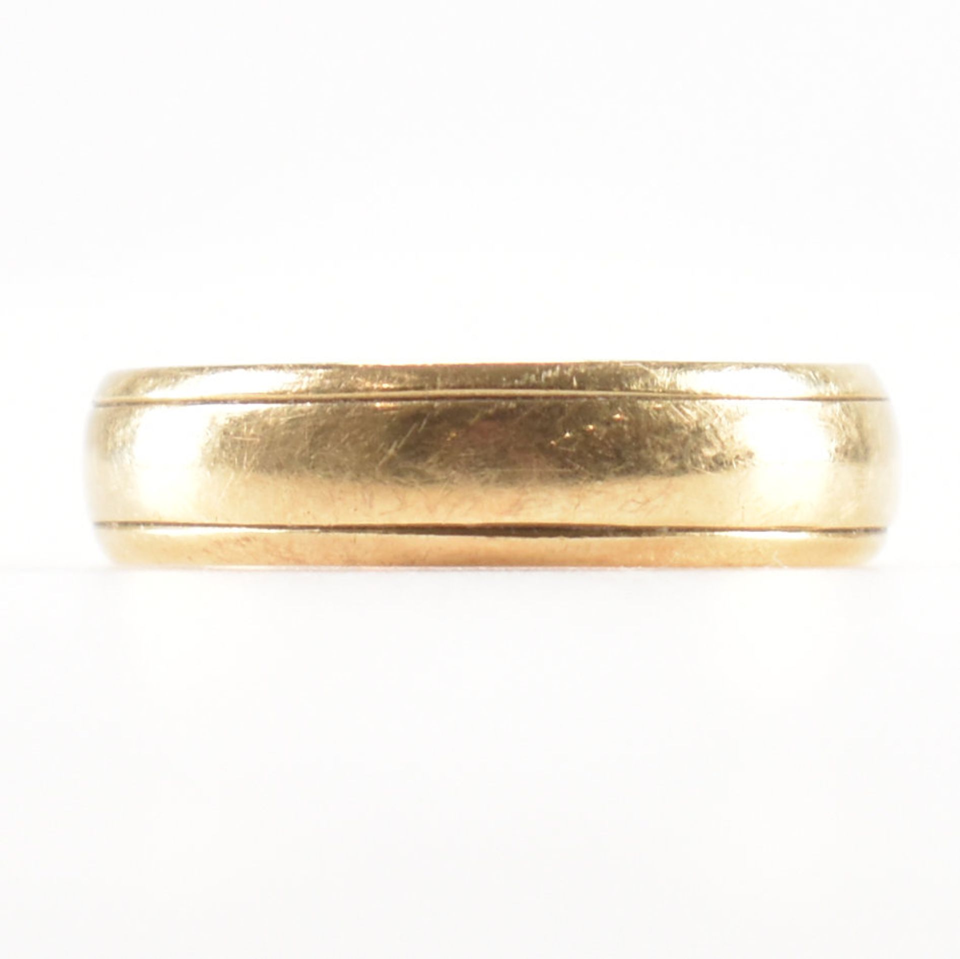 14CT GOLD BAND RING - Bild 3 aus 5