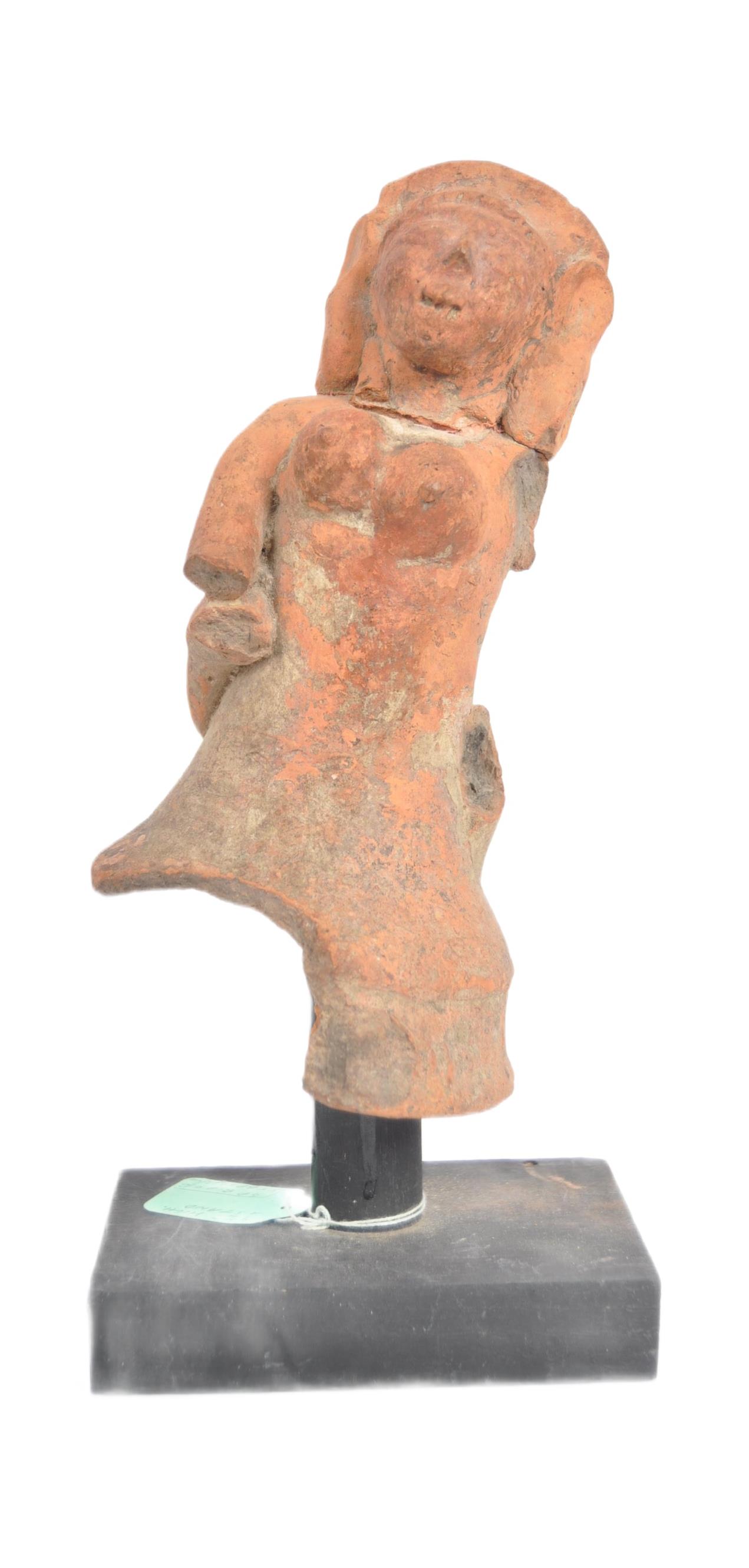 AZTEC TERRACOTTA FEMALE FIGURE