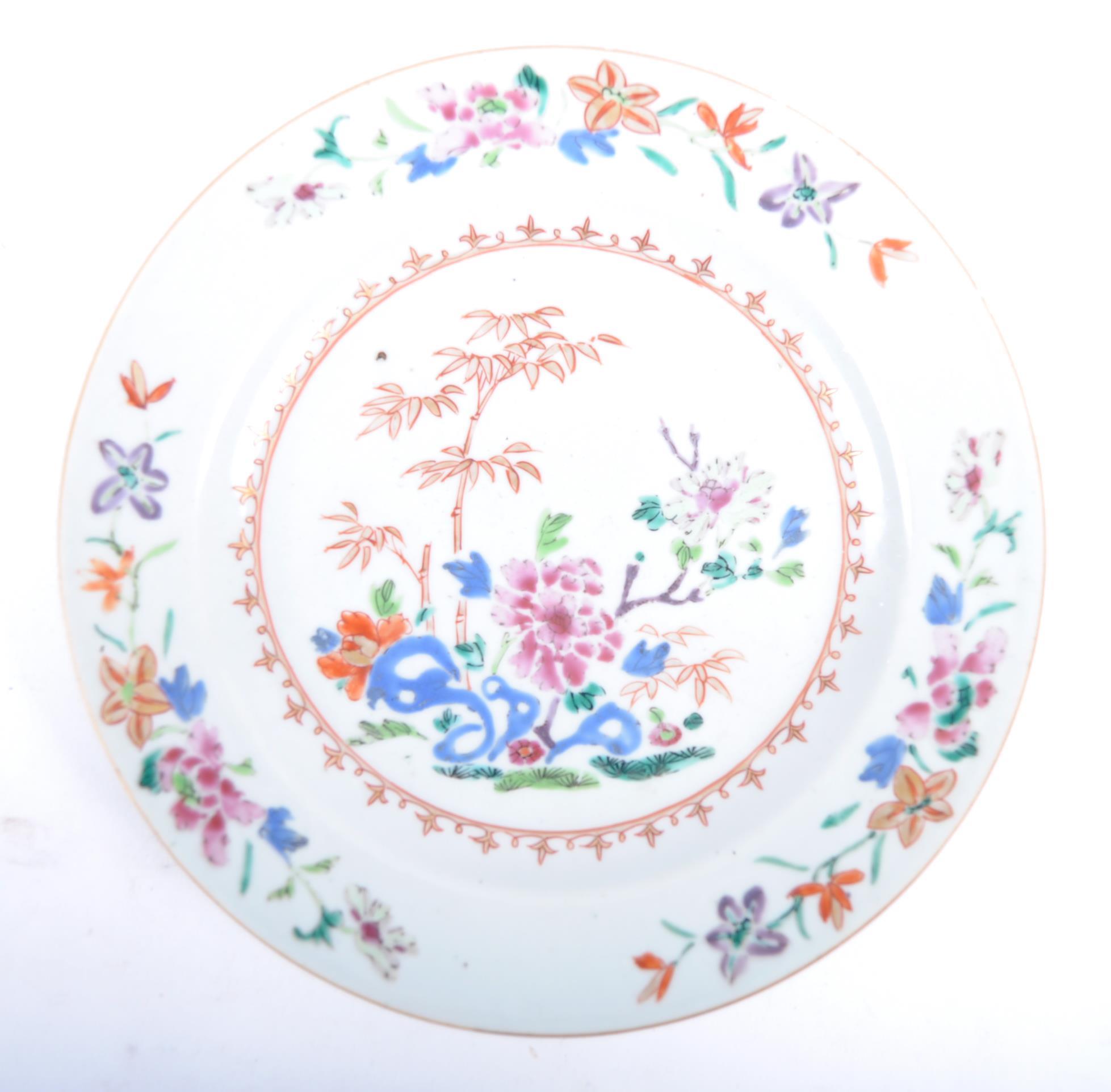 18TH CENTURY CHINESE PORCELAIN PLATE - Image 2 of 4