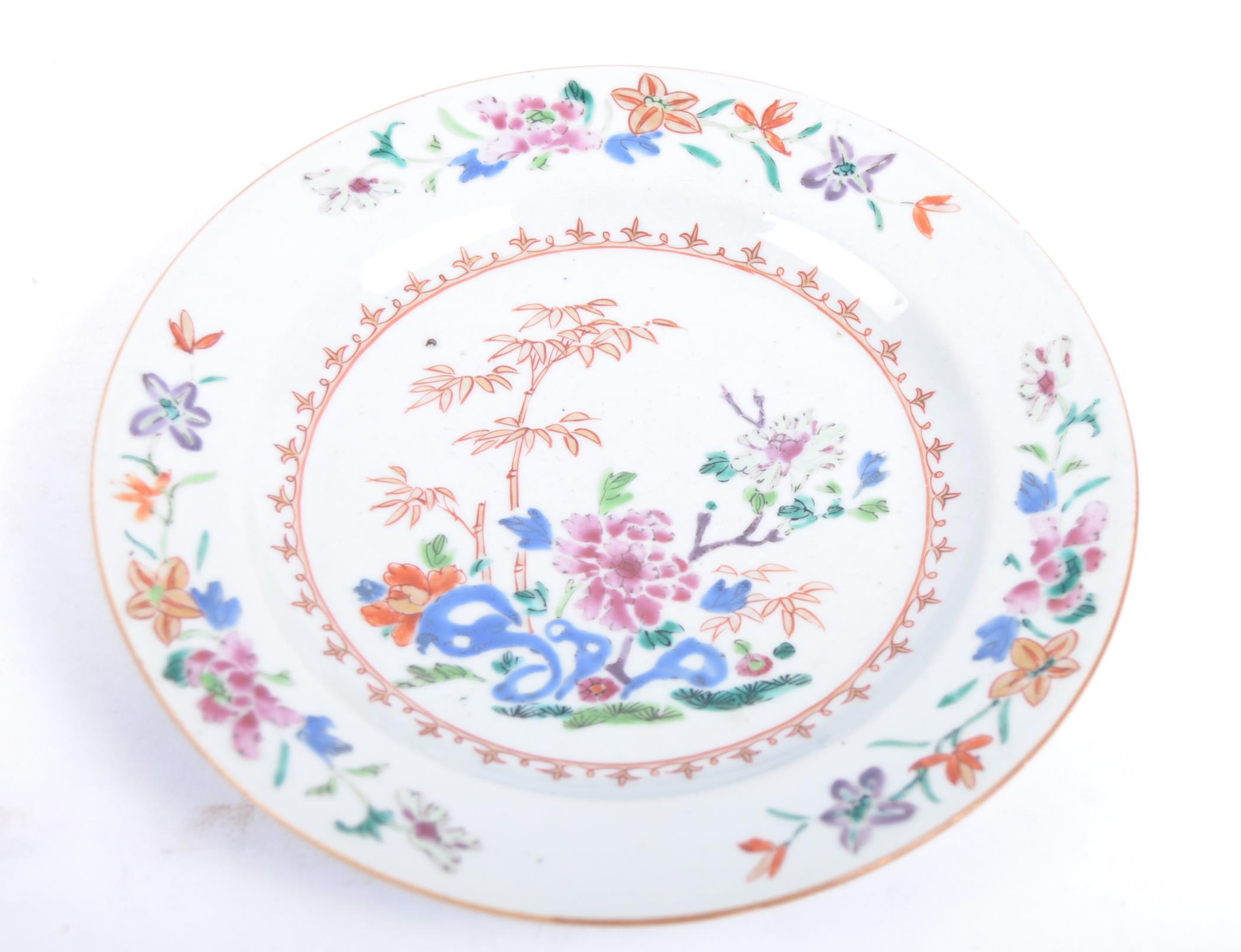 18TH CENTURY CHINESE PORCELAIN PLATE - Image 3 of 4