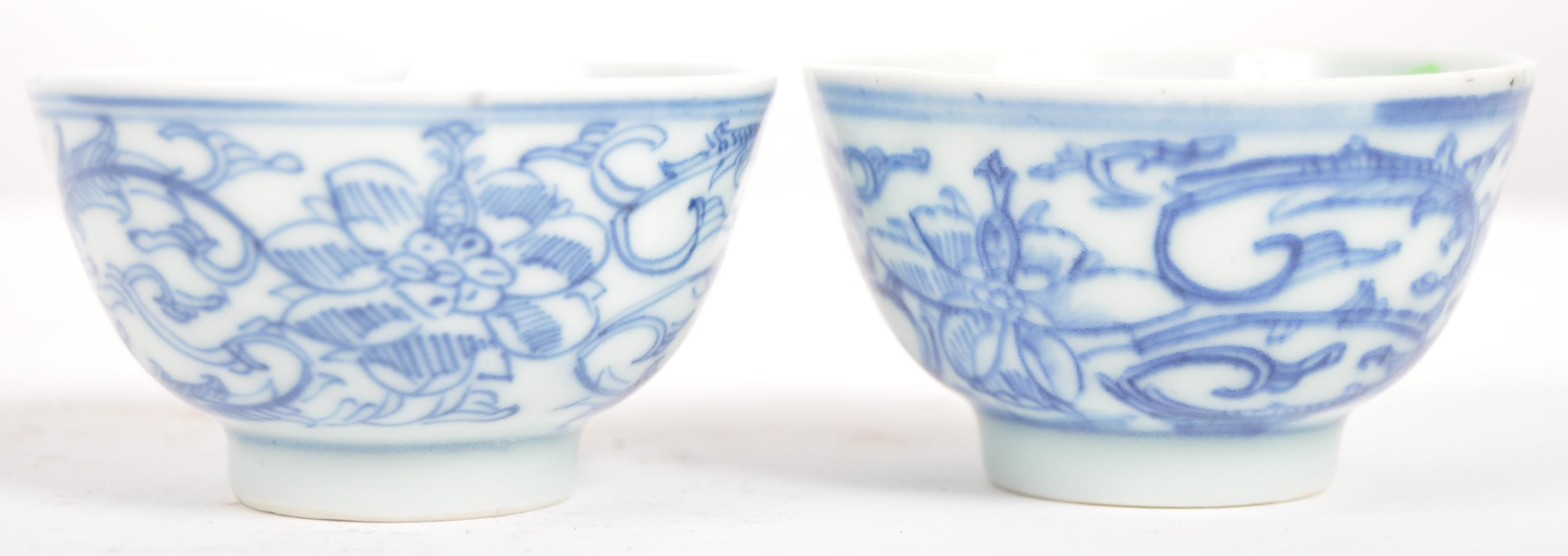 PAIR OF 19TH CENTURY CHINESE TEA BOWLS - Image 2 of 5