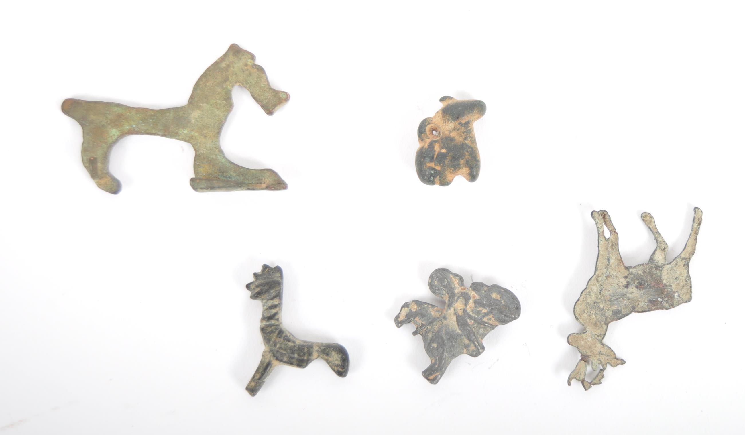 COLLECTION OF ROMAN ANIMAL BRONZE ARTEFACTS - Image 4 of 4
