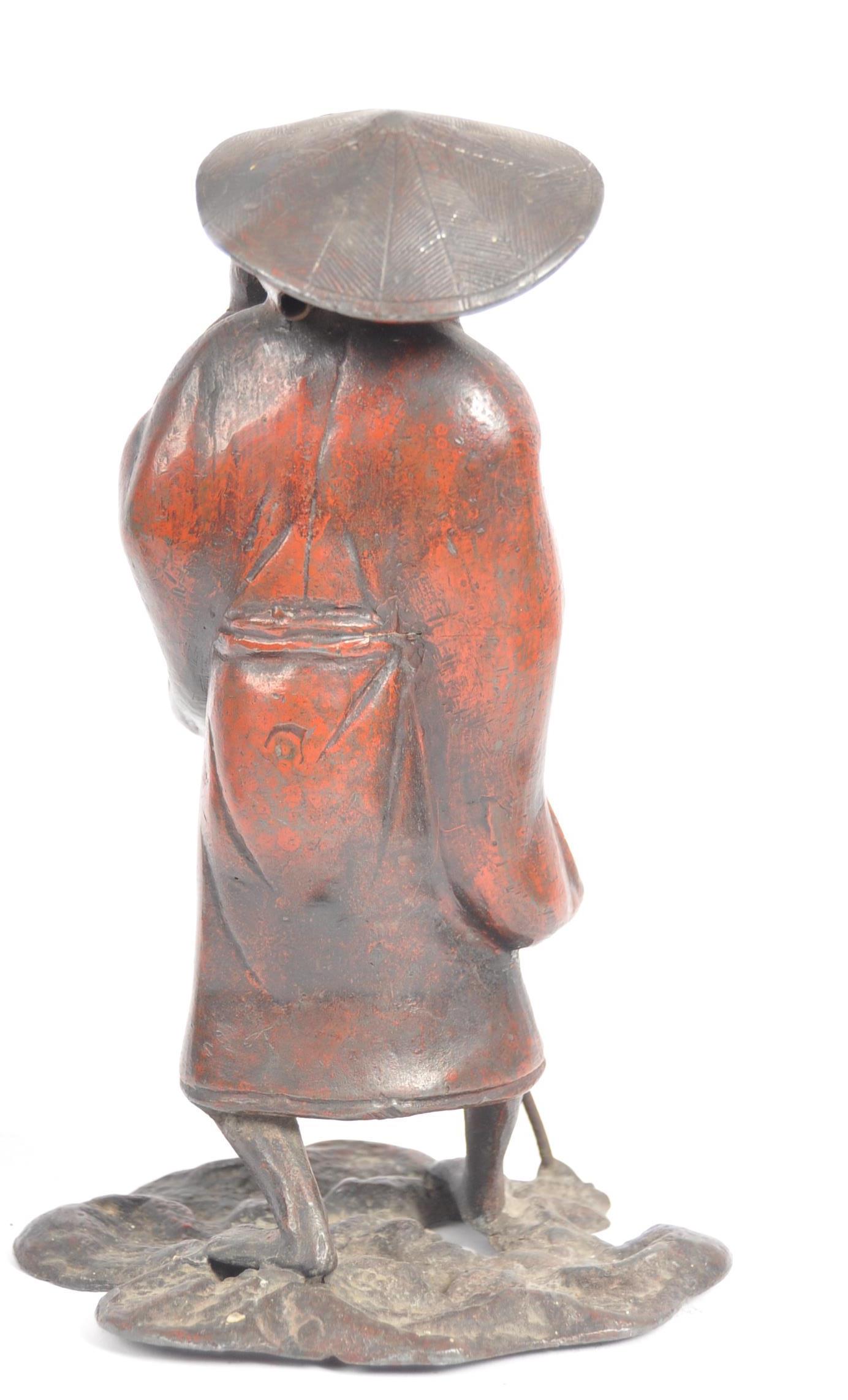 EARLY 20TH CENTURY CHINESE BRONZE FIGURINE - Image 3 of 6