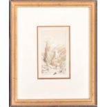 CORNELIUS VARLEY (1781-1873) - 19TH CENTURY PENCIL DRAWING