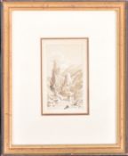 CORNELIUS VARLEY (1781-1873) - 19TH CENTURY PENCIL DRAWING