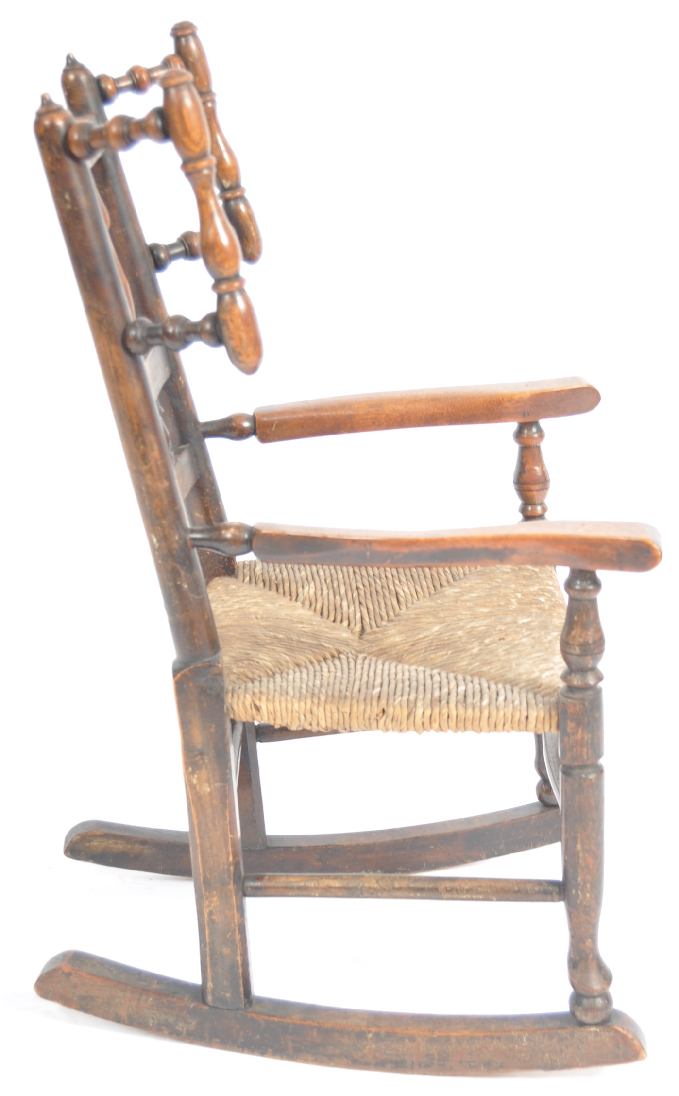 19TH CENTURY NORTH COUNTRY CHILDS ROCKING CHAIR - Image 5 of 7