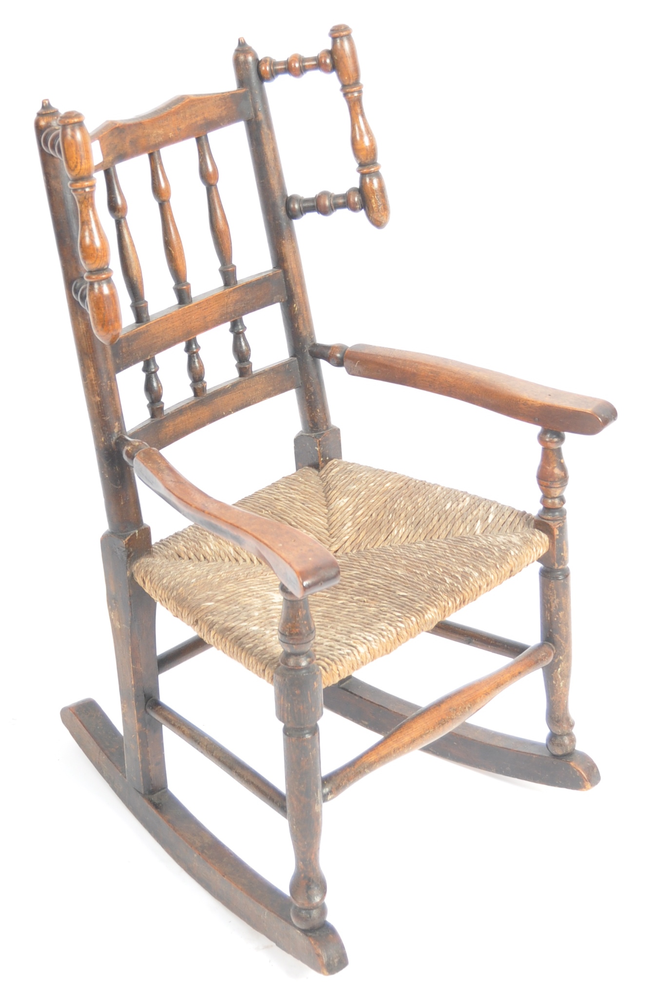 19TH CENTURY NORTH COUNTRY CHILDS ROCKING CHAIR - Image 2 of 7