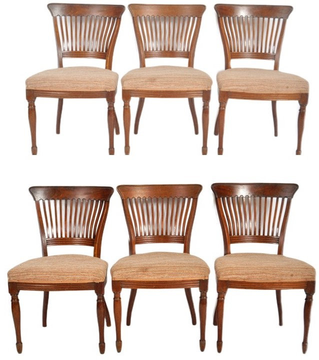 SET OF EW GODWIN FOR JAMES PEDDLE DINING CHAIRS