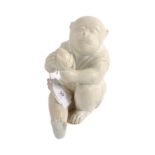 19TH CENTURY HIRADO PORCELAIN MONKEY