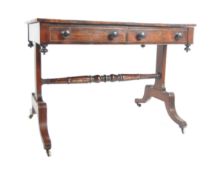 REGENCY ROSEWOOD LIBRARY WRITING TABLE