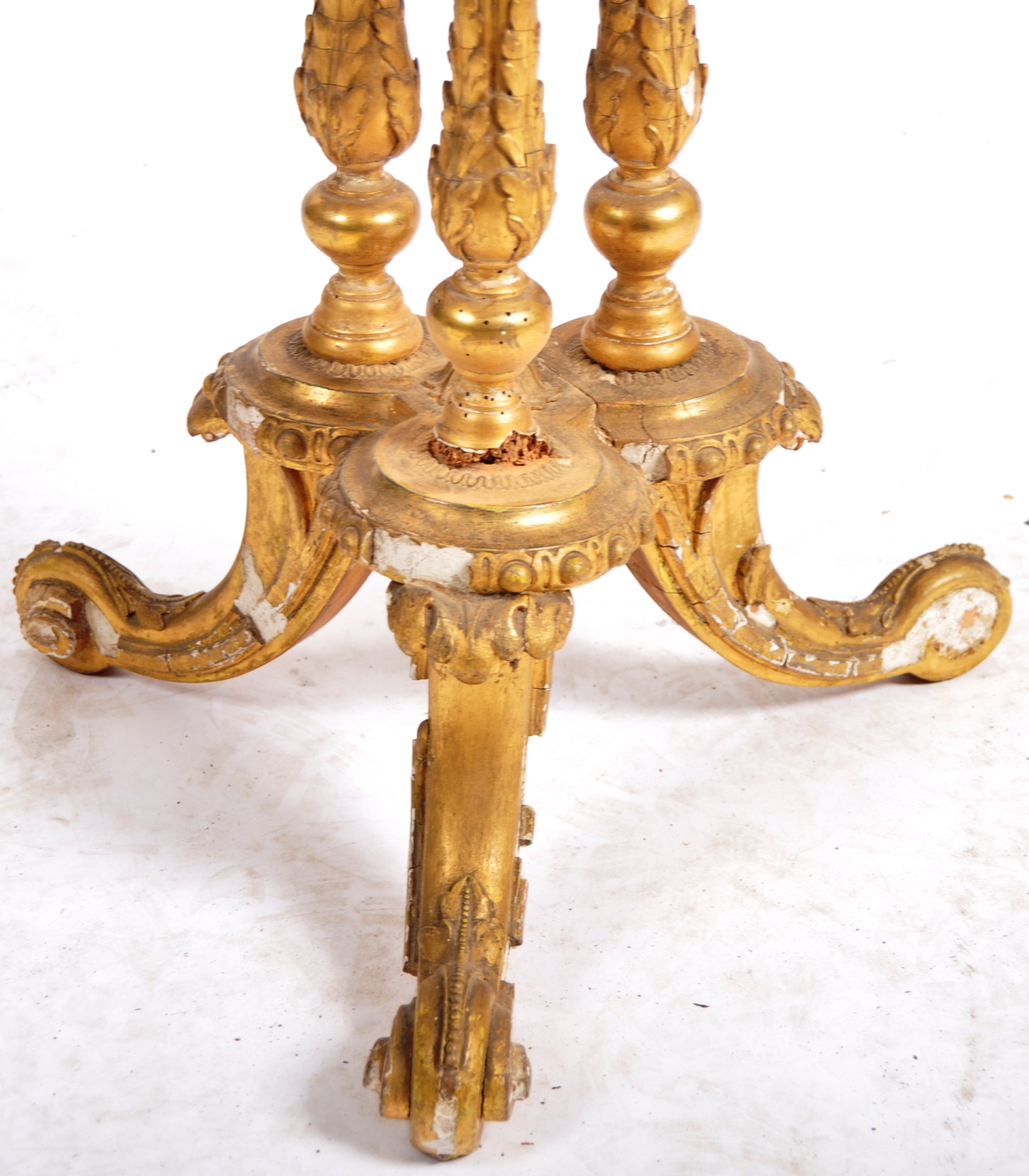 19TH CENTURY GILTWOOD GYPSY TABLE - Image 8 of 8