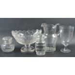 COLLECTION OF 19TH CENTURY CUT GLASSWARE