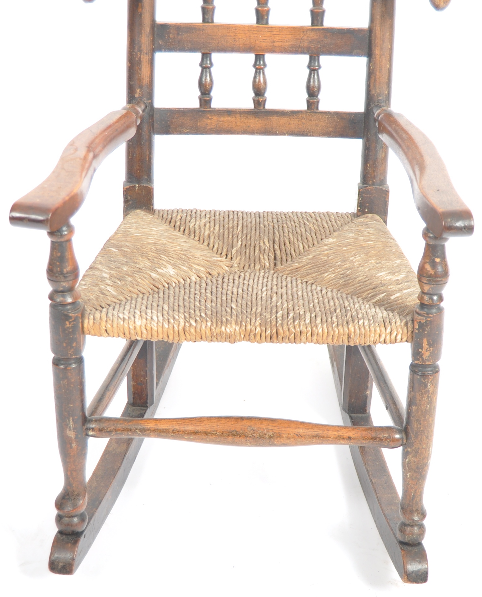 19TH CENTURY NORTH COUNTRY CHILDS ROCKING CHAIR - Image 3 of 7