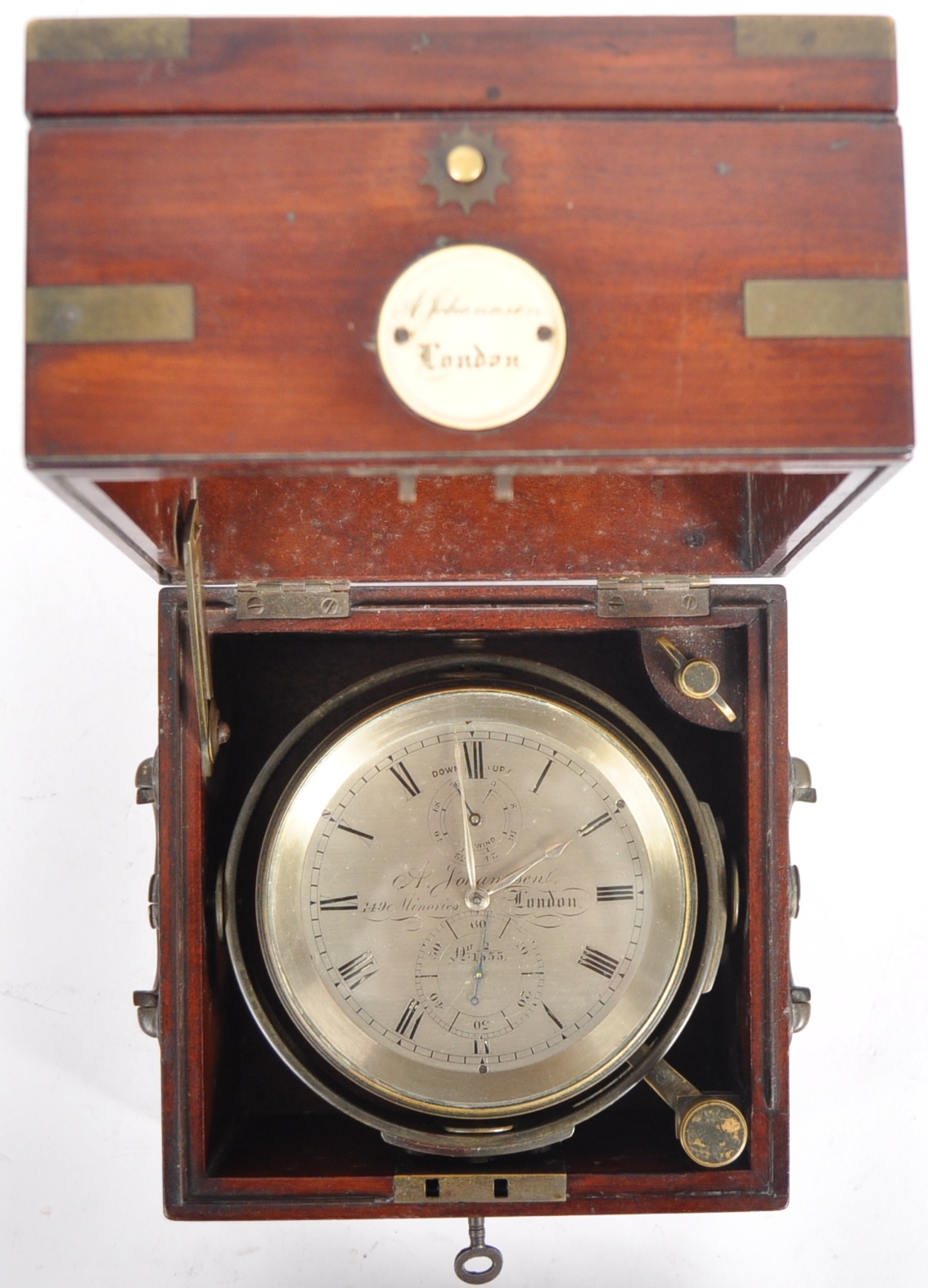 A TWO-DAY MARINE CHRONOMETER BY A. JOHANNSEN & CO - Image 2 of 14