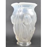 EARLY 20TH CENTURY LALIQUE MANNER GLASS VASE