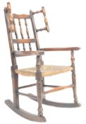 19TH CENTURY NORTH COUNTRY CHILDS ROCKING CHAIR